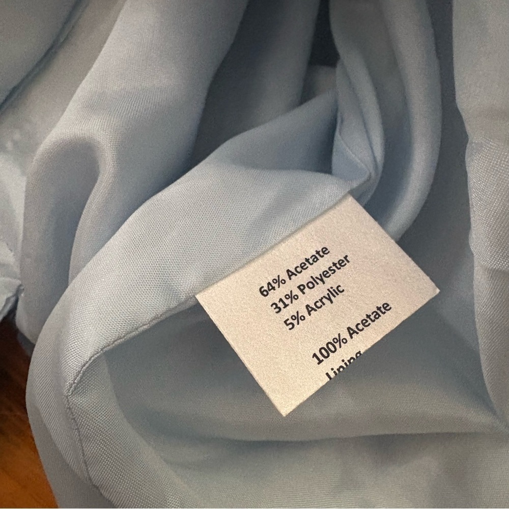 Sara Campbell Blue Floral Dress Size 10 - Picture 6 of 9
